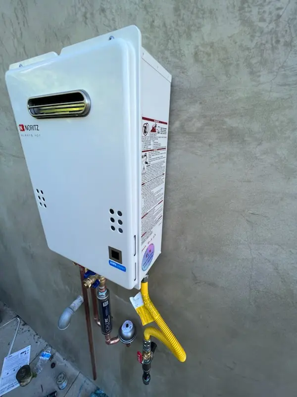 Tankless water heater installation for Keller homes